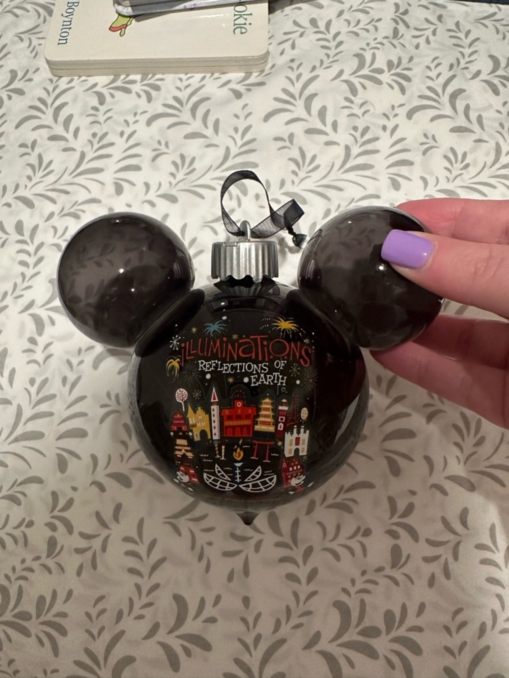 Disney Black Mickey 'Illuminations Reflections of Earth' Ornament